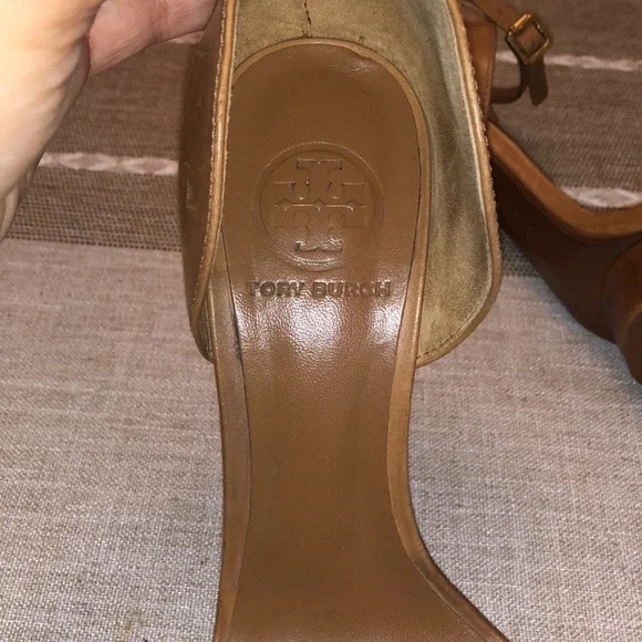 Tory Burch Amina Leather Platform heels - Picture 4 of 12